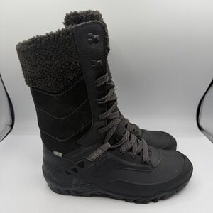 Merrell Aurora Tall Ice Plus Boots Womens 9.5 Black 200g Lace Up Zip In J37324